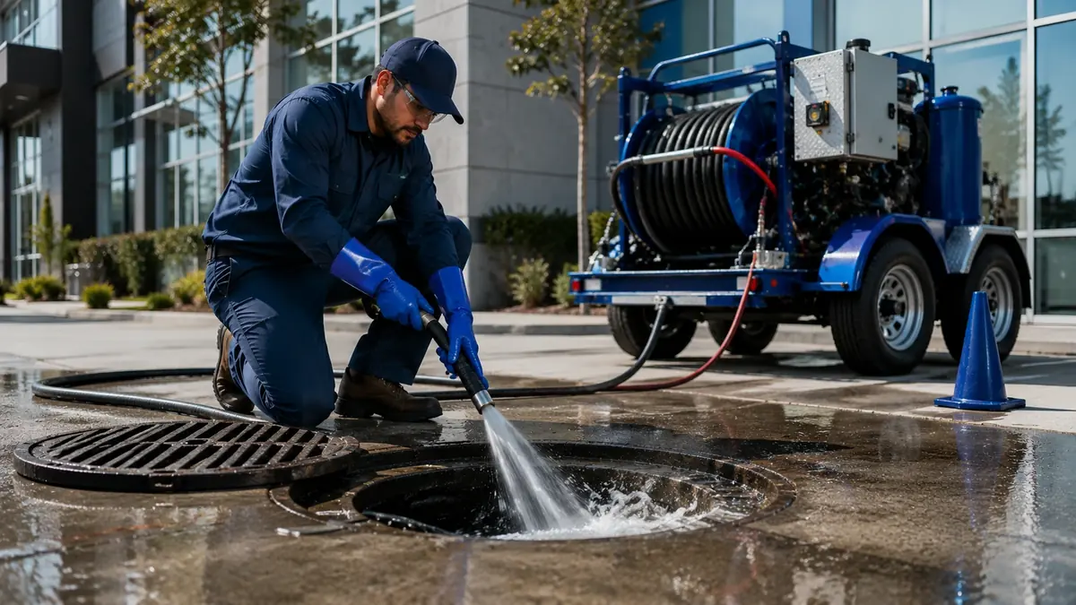 Commercial Hydro Jet Drain Cleaning in Marina