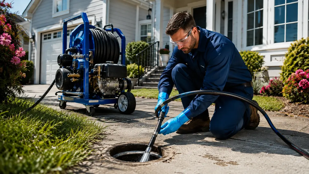 Residential Hydro Jet Drain Cleaning in Marina